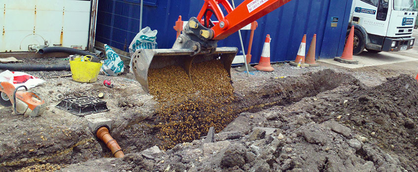  House Extension Groundwork In Swavesy