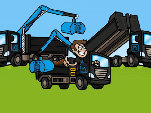 Grab Lorry