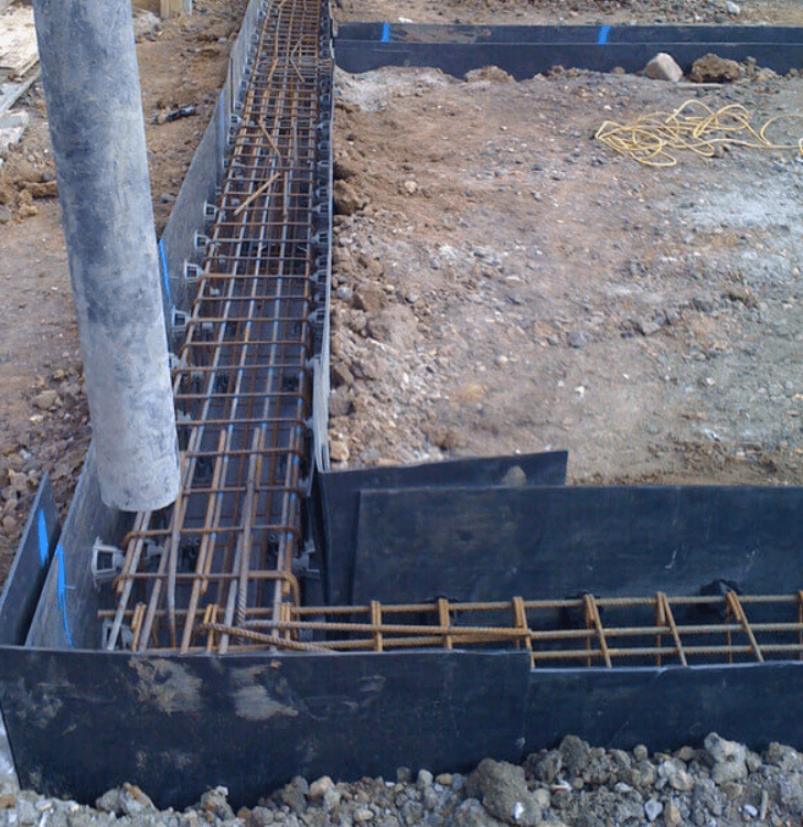 Ringbeam for piling